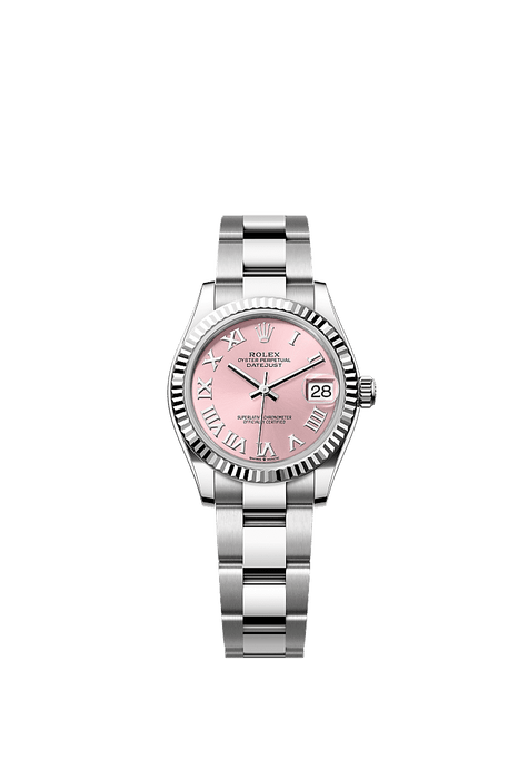 Rolex Stainless Steel Datejust - 31mm - Pink - Oyster