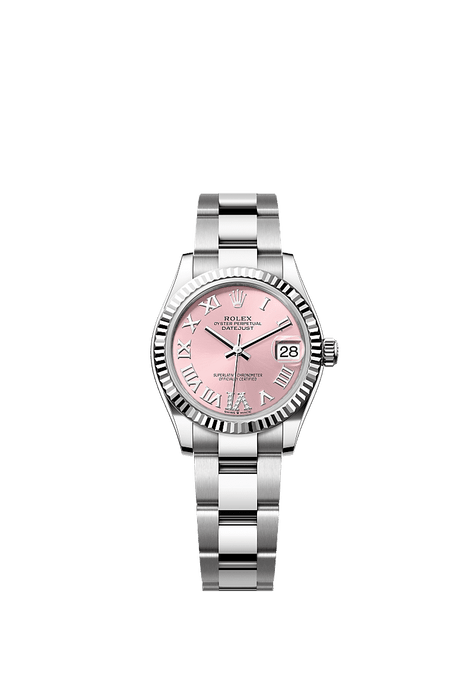 Rolex Stainless Steel Datejust - 31mm - Pink Diamond Dial - Oyster