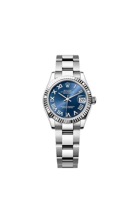 Rolex Stainless Steel Datejust - 31mm - Bright blue - Oyster