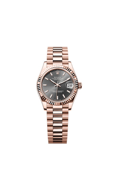 Rolex Rose Gold Datejust - 31mm - Slate - President