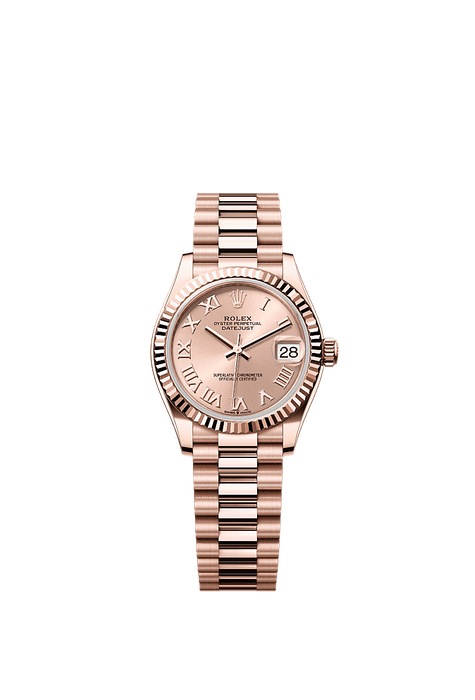 Rolex Rose Gold Datejust - 31mm - Rosé-colour - President