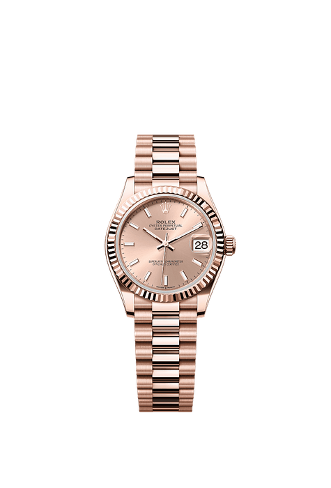 Rolex Rose Gold Datejust - 31mm - Rosé-colour - President