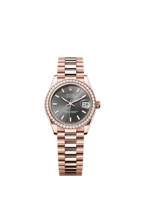 Rolex Rose Gold Datejust - 31mm - Slate - President