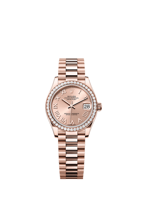 Rolex Rose Gold Datejust - 31mm - Rosé-colour - President