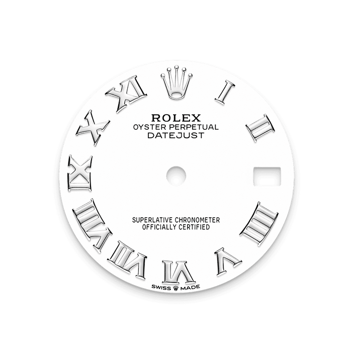 Rolex White Gold Datejust - 31mm - White