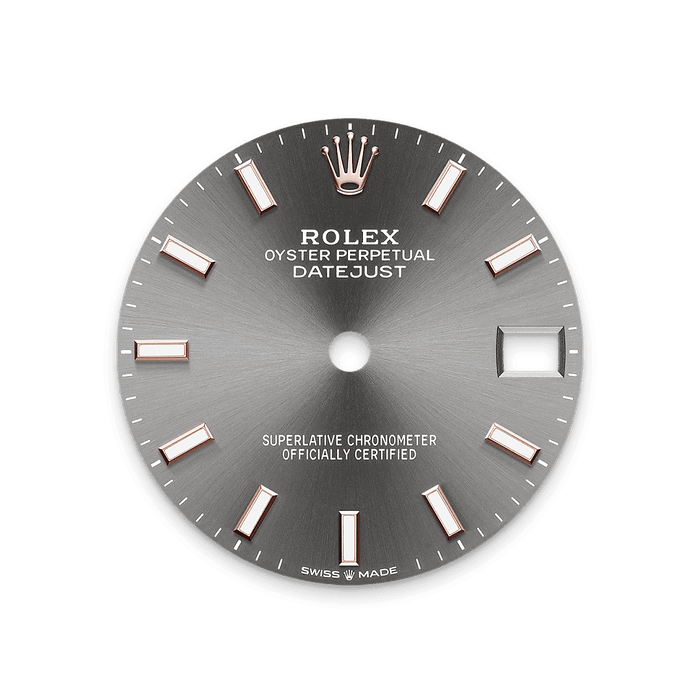 Rolex Two-Tone (RG/SS) Datejust - 31mm - Slate - Jubilee