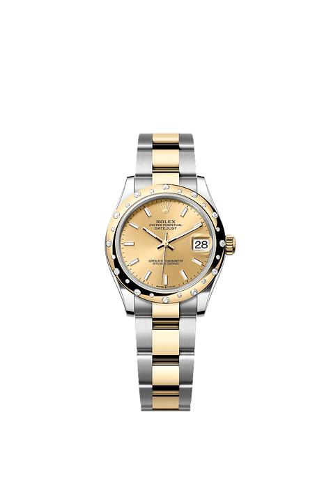 Rolex Two-Tone (YG/SS) Datejust - 31mm - Champagne-colour - Oyster