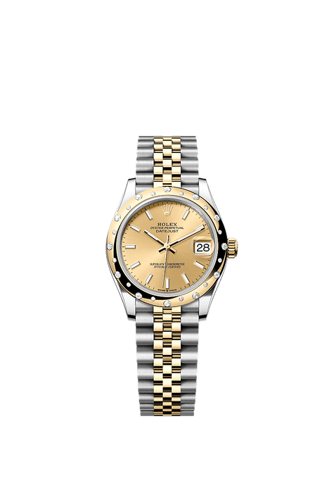 Rolex Two-Tone (YG/SS) Datejust - 31mm - Champagne-colour - Jubilee