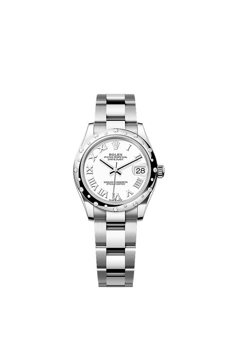 Rolex Stainless Steel Datejust - 31mm - White - Oyster