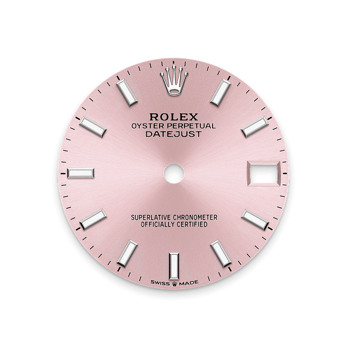 Rolex Stainless Steel Datejust - 31mm - Pink - Jubilee