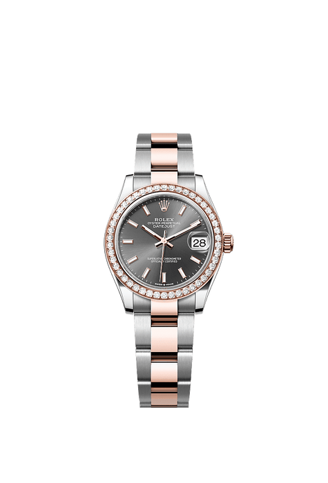 Rolex Two-Tone (RG/SS) Datejust - 31mm - Slate - Oyster