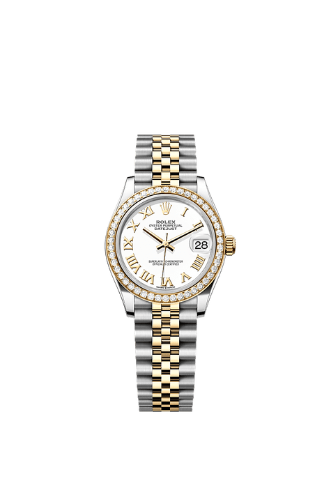 Rolex Two-Tone (YG/SS) Datejust - 31mm - White - Jubilee