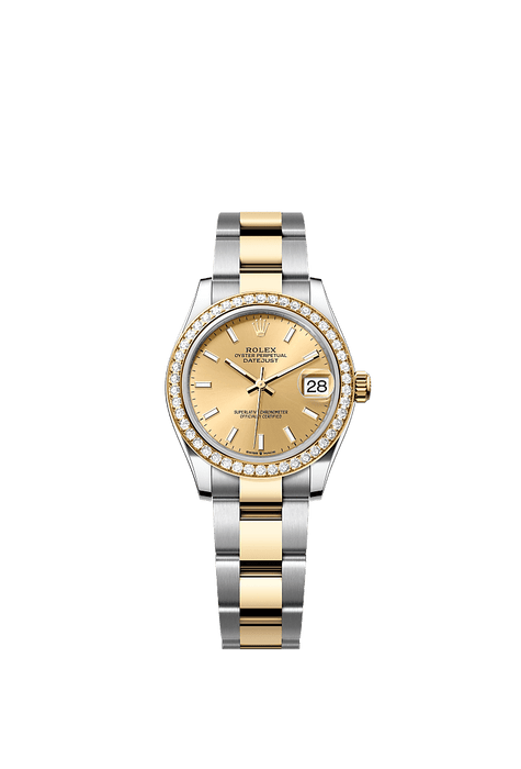 Rolex Two-Tone (YG/SS) Datejust - 31mm - Champagne-colour - Oyster