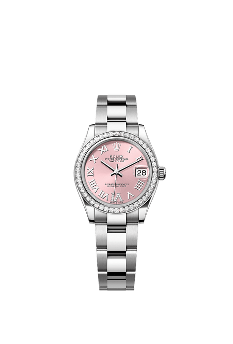 Rolex Stainless Steel Datejust - 31mm - Pink Diamond Dial - Oyster