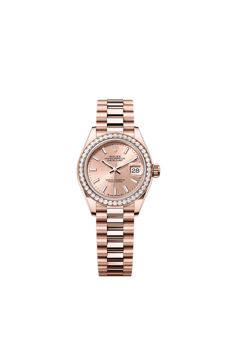 Rolex Rose Gold Datejust - 28mm - Rosé-colour - President