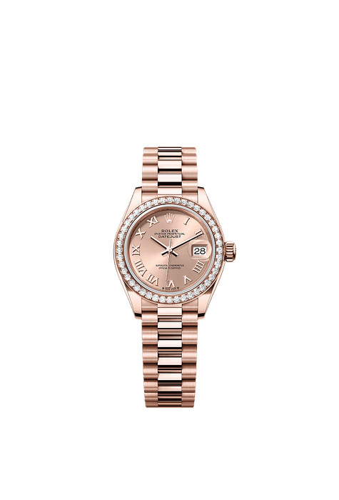 Rolex Rose Gold Datejust - 28mm - Rosé-colour - President