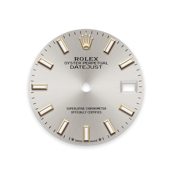 Rolex Yellow Gold Datejust - 28mm - Silver - Jubilee