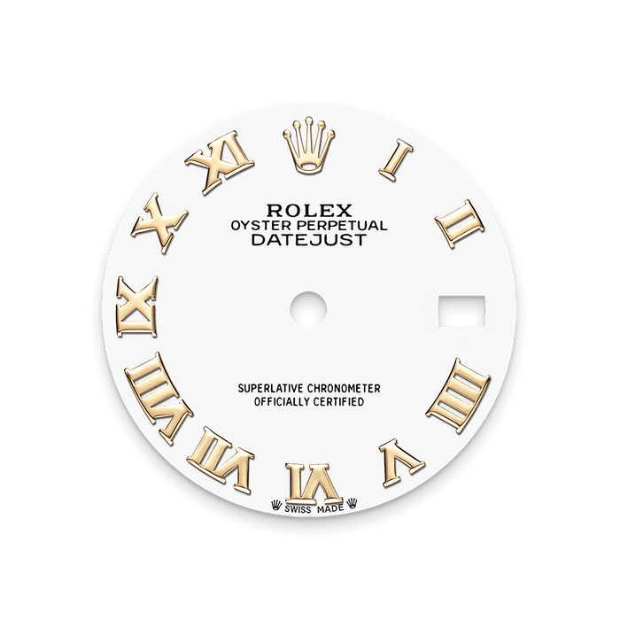 Rolex Yellow Gold Datejust - 28mm - White - President