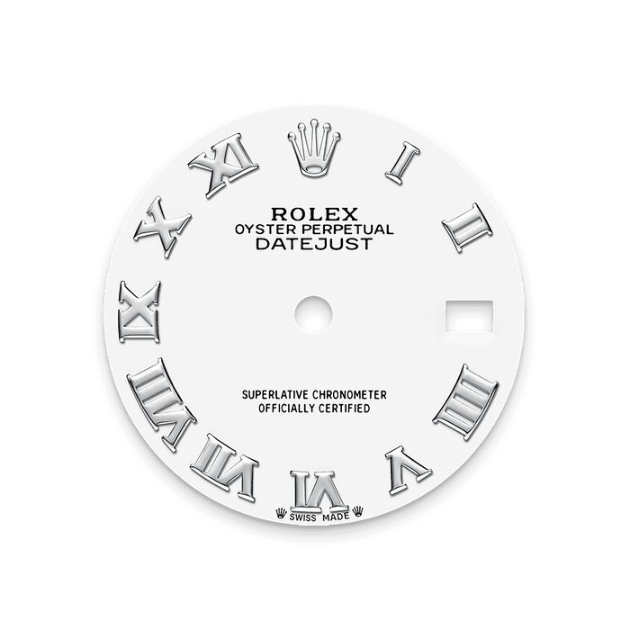 Rolex White Gold Datejust - 28mm - White