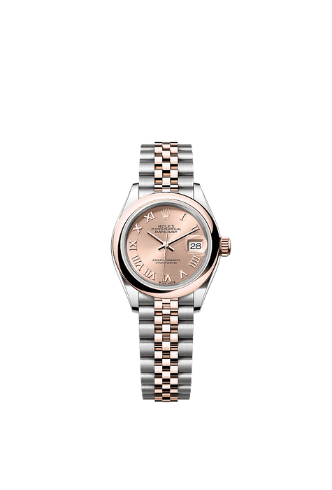 Rolex Two-Tone (RG/SS) Datejust - 28mm - Rosé-colour - Jubilee