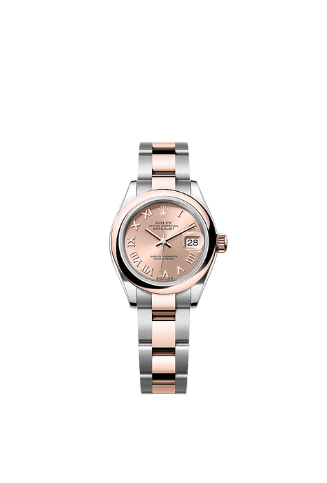 Rolex Two-Tone (RG/SS) Datejust - 28mm - Rosé-colour - Oyster