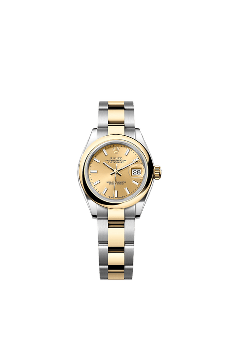 Rolex Two-Tone (YG/SS) Datejust - 28mm - Champagne-colour - Oyster