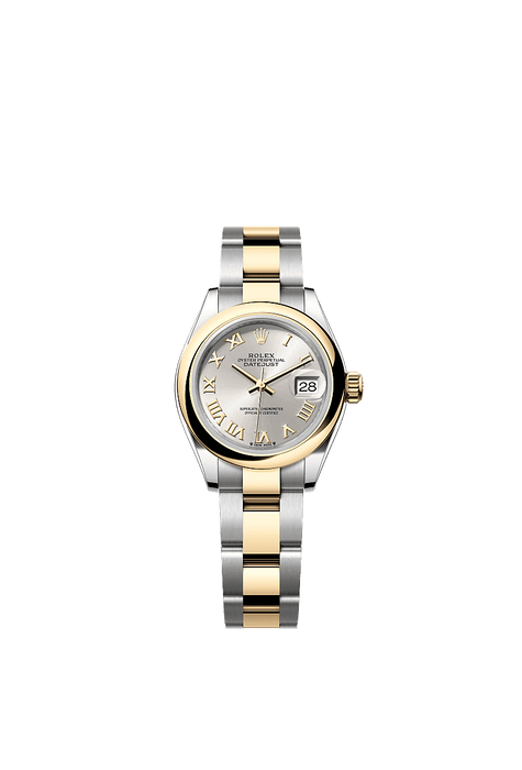 Rolex Two-Tone (YG/SS) Datejust - 28mm - Silver - Oyster