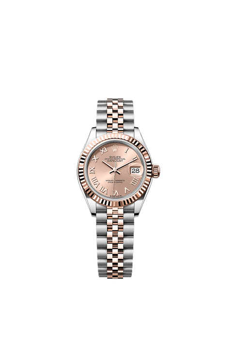 Rolex Two-Tone (RG/SS) Datejust - 28mm - Rosé-colour - Jubilee