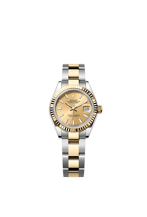 Rolex Two-Tone (YG/SS) Datejust - 28mm - Champagne-colour - Oyster