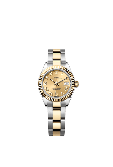 Rolex Two-Tone (YG/SS) Datejust - 28mm - Champagne-colour - Oyster