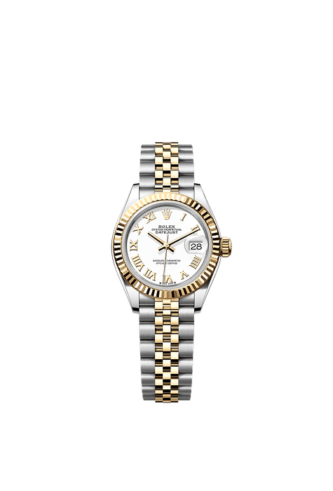 Rolex Two-Tone (YG/SS) Datejust - 28mm - White - Jubilee