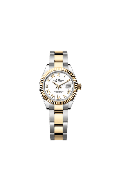 Rolex Two-Tone (YG/SS) Datejust - 28mm - White - Oyster