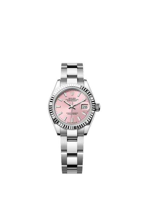 Rolex Stainless Steel Datejust - 28mm - Pink - Oyster