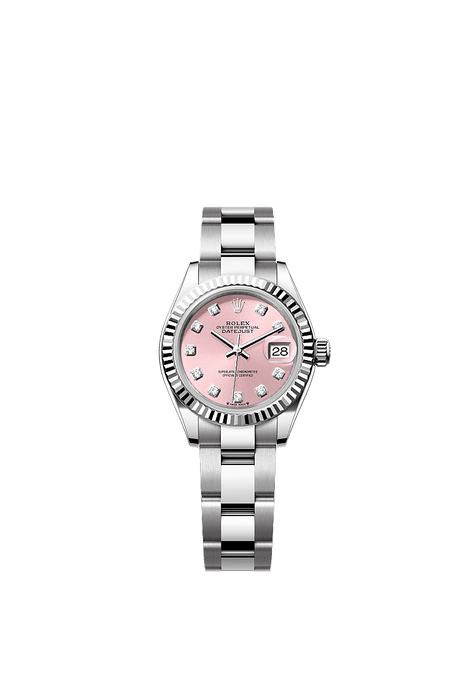 Rolex Stainless Steel Datejust - 28mm - Pink Diamond Dial - Oyster