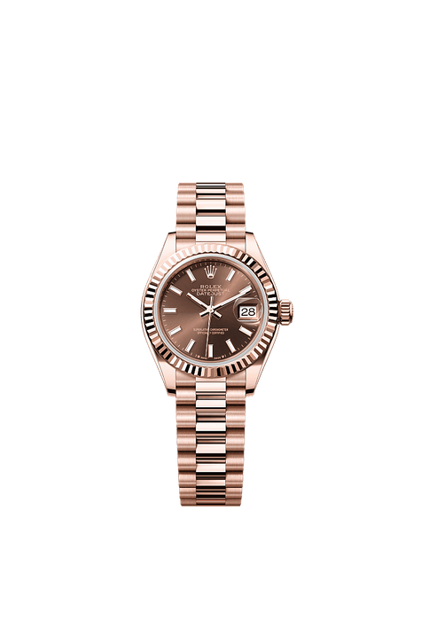 Rolex Rose Gold Datejust - 28mm - Chocolate - President