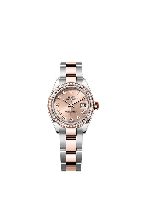 Rolex Two-Tone (RG/SS) Datejust - 28mm - Rosé-colour - Oyster