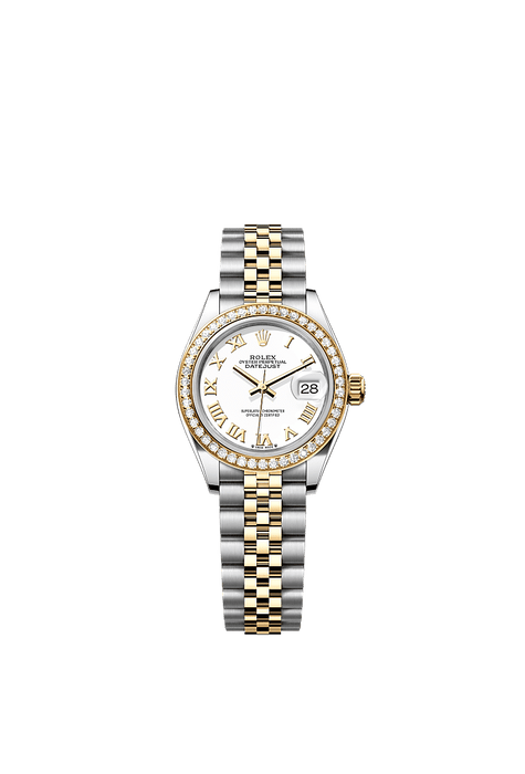 Rolex Two-Tone (YG/SS) Datejust - 28mm - White - Jubilee