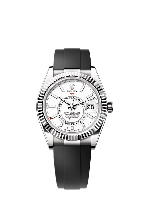 Rolex White Gold Sky-Dweller - 42mm - Intense white