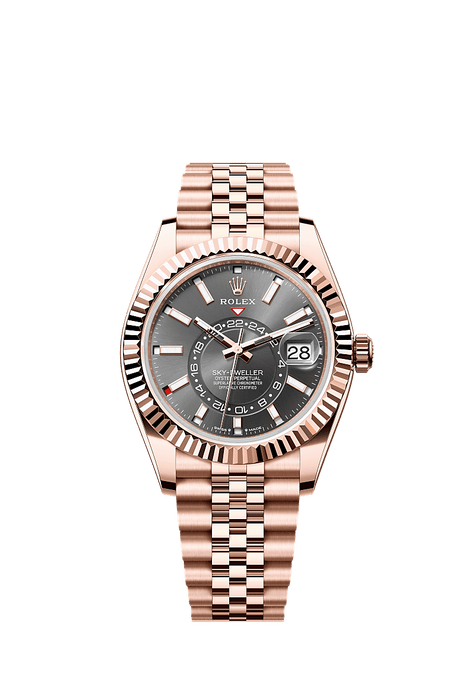 Rolex Rose Gold Sky-Dweller - 42mm - Slate - Jubilee