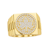 Maple Leaf Presidential Ring in yellow gold — studio view