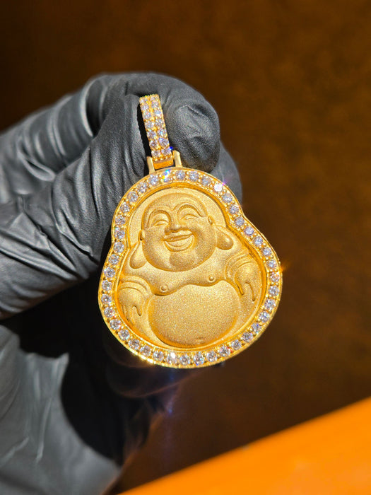 Medium Happy Buddha Diamond Pendant — original photo 1