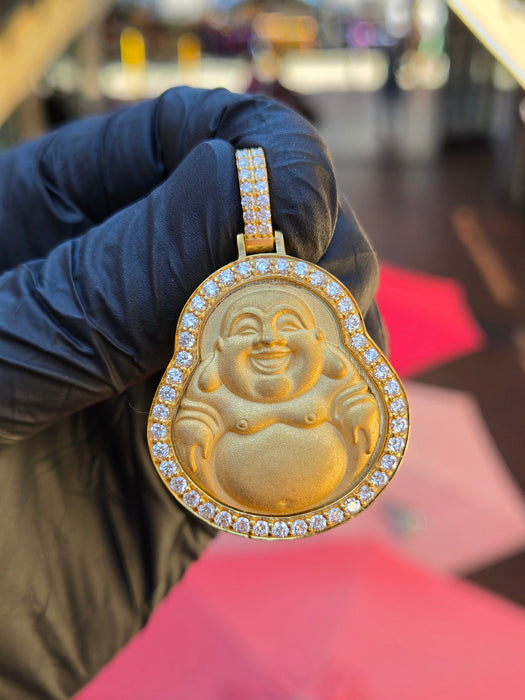 Medium Happy Buddha Diamond Pendant — original photo 2