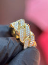 Miami Cuban Diamond Ring