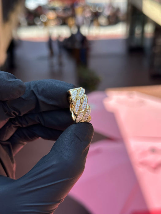 Miami Cuban Diamond Ring