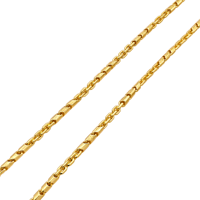 2.5MM Bullet & Anchor Link Chain refined studio photo