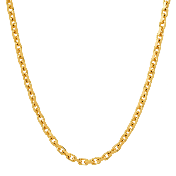 3.2MM Squared Cable Link Chain studio product photo