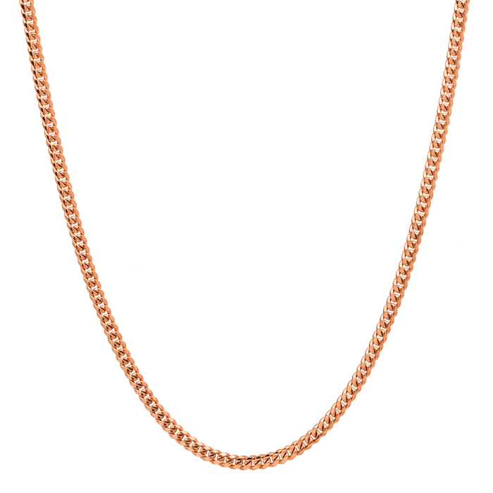 2.5MM Solid Miami Cuban Link Chain studio product photo