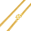24K Yellow Gold 5MM Miami Cuban Link Chain studio product photo