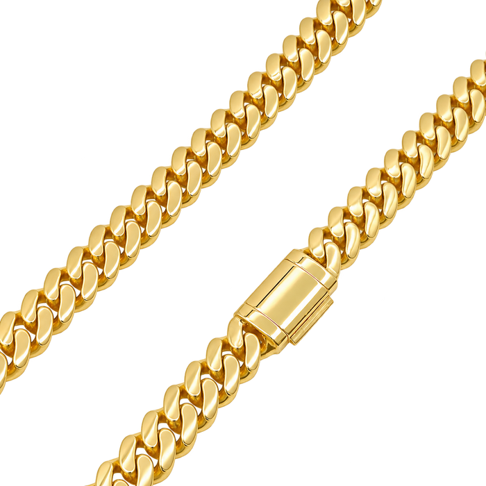 8MM Miami Cuban Link Chain studio product photo