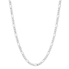 2.2MM Solid Plain Figaro Chain studio product photo